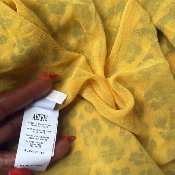 Moschino silk Yellow Animal-Print One-Shoulder Maxi Dress 10 - Picture 14 of 16